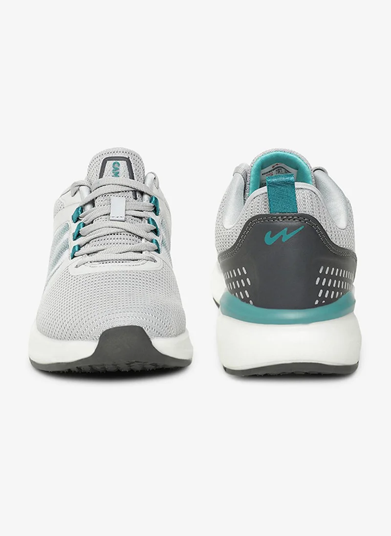 CAMPUS Men Pedro Pu Cushion Lace-Up Walking Shoes-Grey