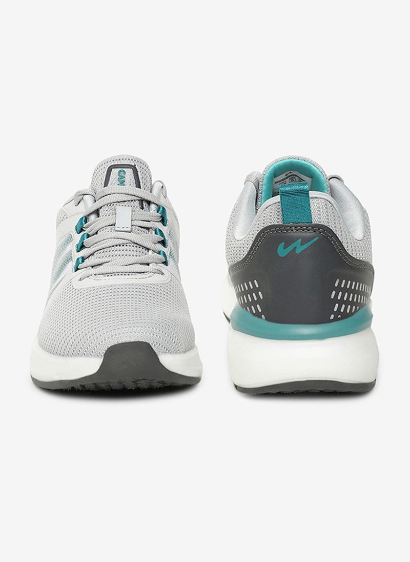 CAMPUS Men Pedro Pu Cushion Lace-Up Walking Shoes-Grey - Image 2