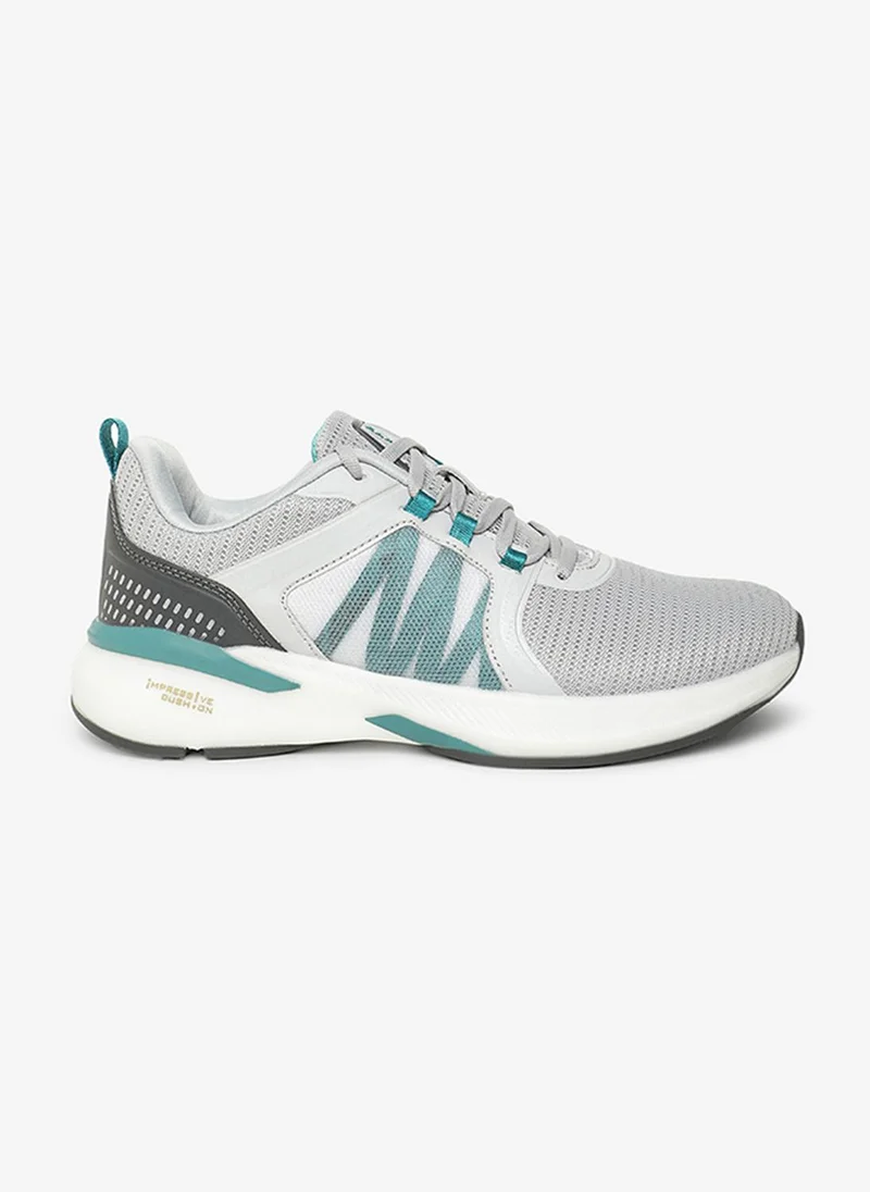 Campus Grey Men Pedro Pu Cushion Lace-Up Walking Shoes-Grey for Men | Best Price UAE