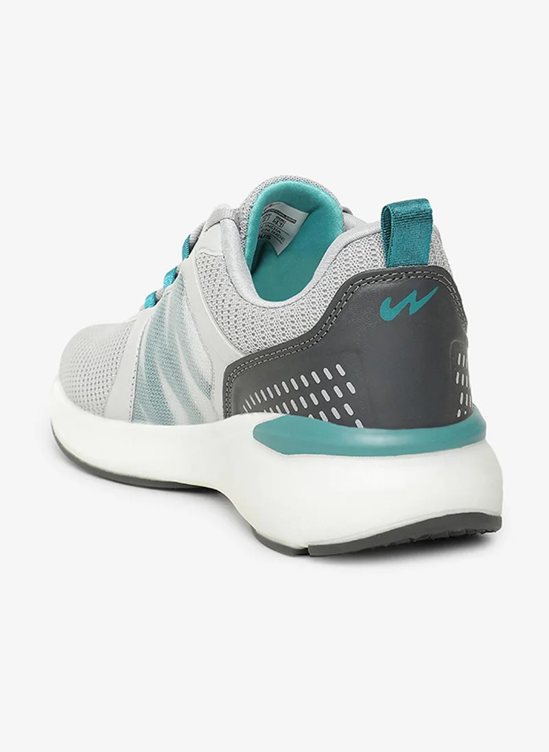 Campus Grey Men Pedro Pu Cushion Lace-Up Walking Shoes-Grey for Men | Best Price UAE