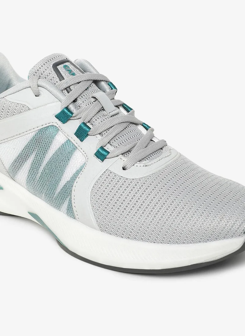 Campus Grey Men Pedro Pu Cushion Lace-Up Walking Shoes-Grey for Men | Best Price UAE