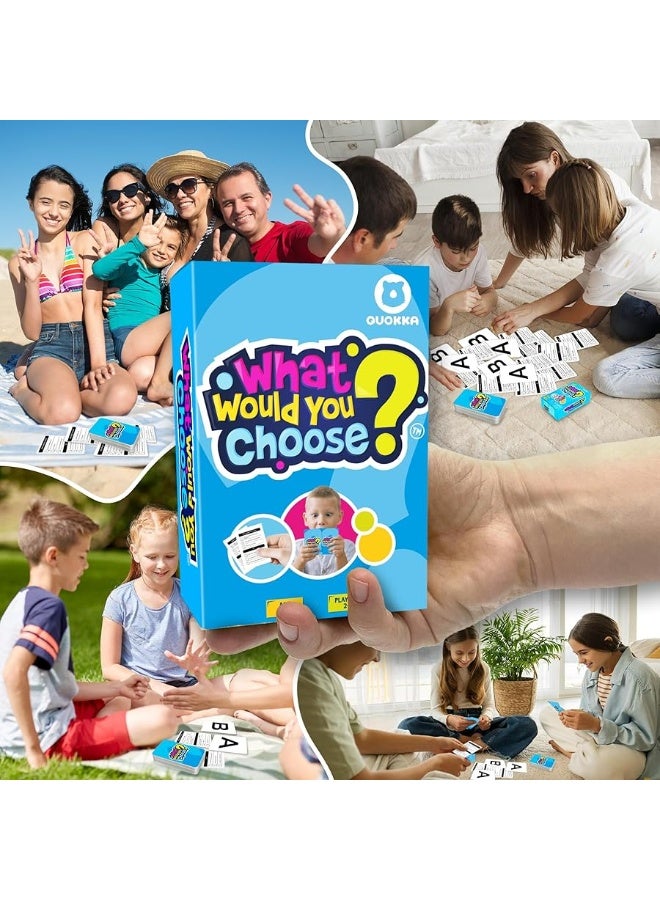 QUOKKA Board Game for 8-12 Year Olds - Family Card Game for Kids Ages 6-8 - What Would You Choose | Do Kids Rather? | Pick Your Answer | Get to Know You - Fun Game Night for Boys & Girls - Image 4