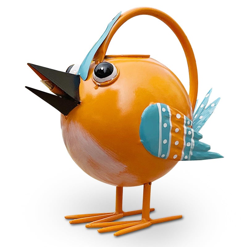 FGYPYLFF Metal Cute Bird Watering CanWatering Can IndoorOutdoor Plants Decorative Functional 18 L05 Gallon Water Pot for House Flowers Plant HomeFarmhouse Garden Decor - Image 2