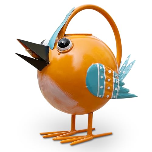 FGYPYLFF Metal Cute Bird Watering CanWatering Can IndoorOutdoor Plants Decorative Functional 18 L05 Gallon Water Pot for House Flowers Plant HomeFarmhouse Garden Decor - Image 1
