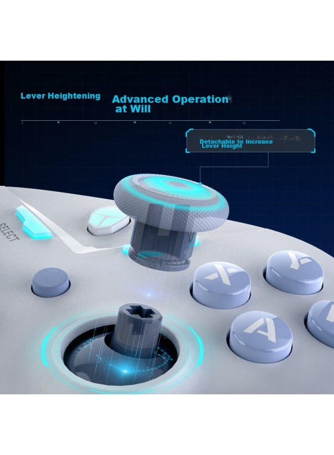 Thunderobot G30s Midnight 2.4g/wired/bluetooth Game Controller, Xbox-style Wireless Controller, Hall Linear Trigger Joystick, Height Adjustable, Black Myth： Wukong, Wildlands, Dual-shadow, Qipin - Image 3