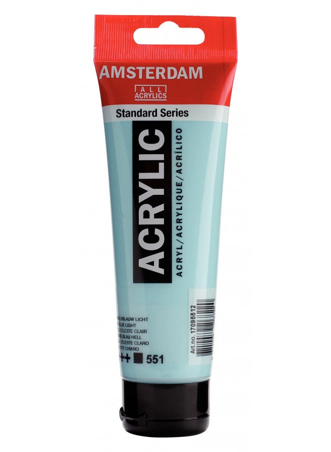 Talens Acrylic Amsterdam Azul Light Blue Claro 120 ml - Image 2