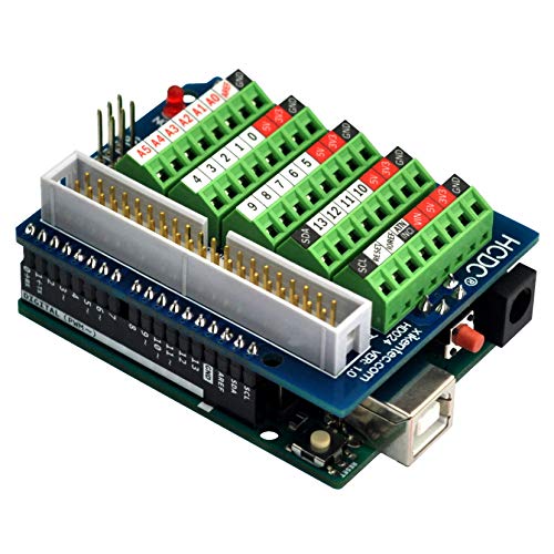 HCDC Screw Terminal Block Breakout Shield Module for Arduino UNO R3 - Image 1