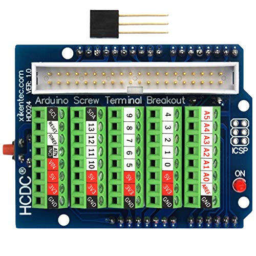 HCDC Screw Terminal Block Breakout Shield Module for Arduino UNO R3 - Image 2