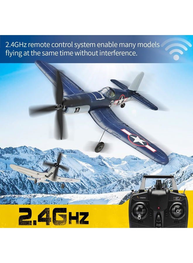 RoofWorld 2023 New Upgrade F4U Corsair RC Plane 4 Channel RTF Remote Controlled Aircraft RC Airplane for Beginners Adult with Xpilot Stabilization System & One Key Aerobatic - Image 3