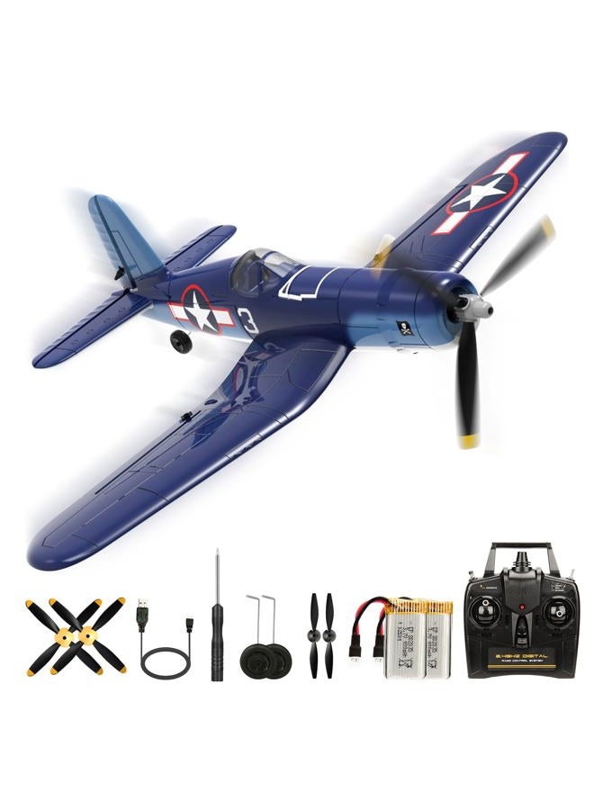 RoofWorld 2023 New Upgrade F4U Corsair RC Plane 4 Channel RTF Remote Controlled Aircraft RC Airplane for Beginners Adult with Xpilot Stabilization System & One Key Aerobatic - Image 1