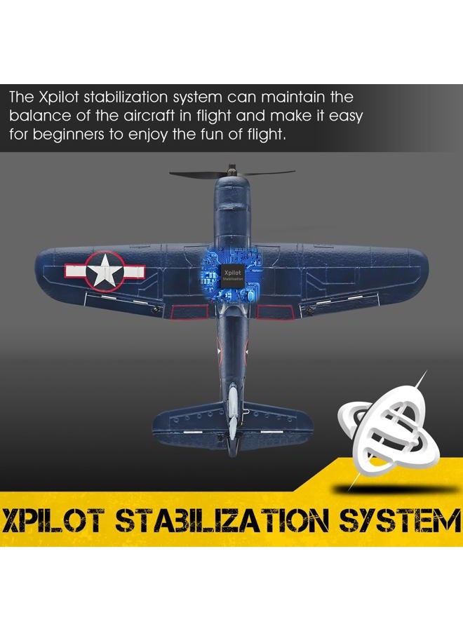 RoofWorld 2023 New Upgrade F4U Corsair RC Plane 4 Channel RTF Remote Controlled Aircraft RC Airplane for Beginners Adult with Xpilot Stabilization System & One Key Aerobatic - Image 5