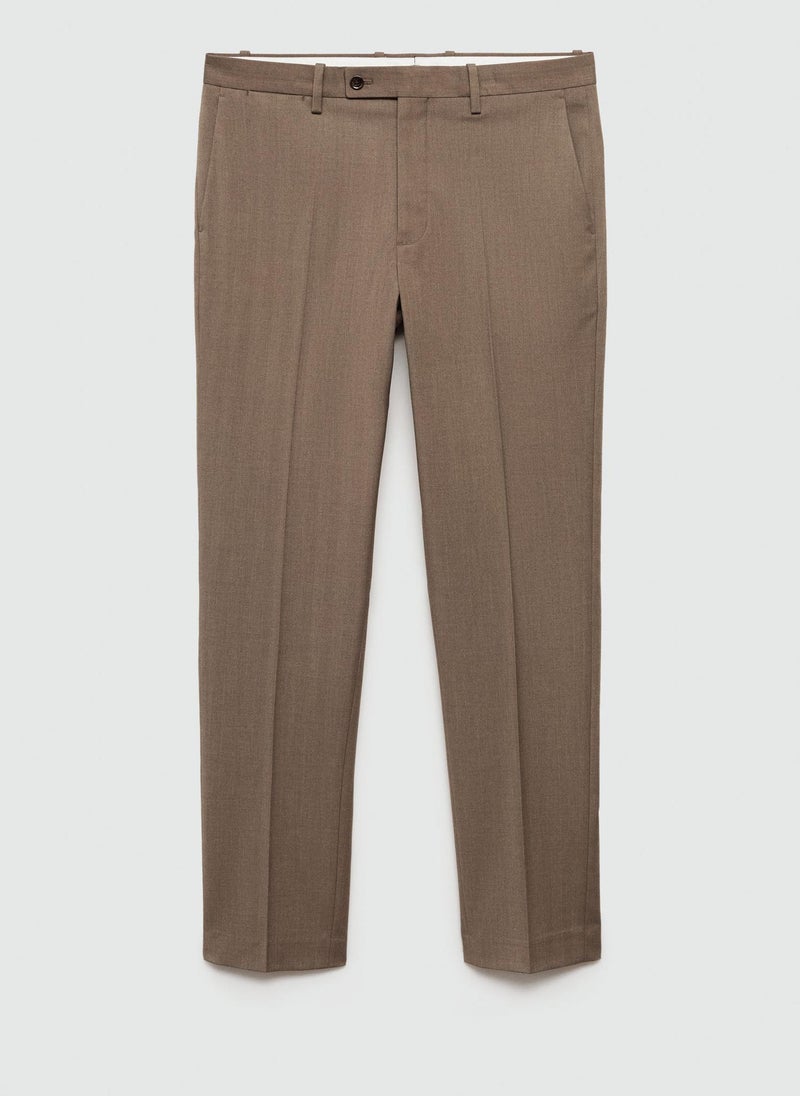Mango Man Stretch Fabric Slim Fit Suit Pants - Image 5