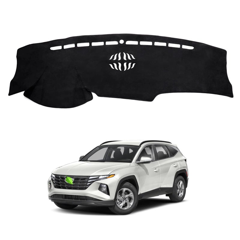 Autorder Dashboard Cover Mat for Hyundai Tucson 2022 2023 2024 Accessories Dash Cover Flannel Dash Mat Sunshade Glare UV Rays Protector Only fit 42 inch Digital Clusternot fit 1025 inch