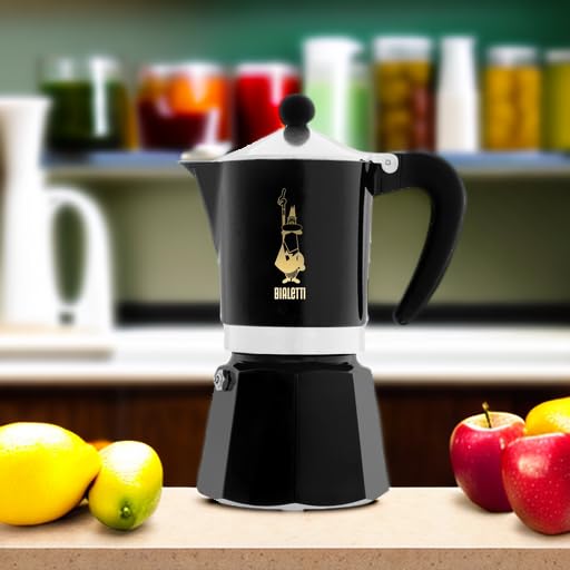 BIALeTTI بيالتي إصدار محدود كافيه ميركانتي أسود أورو 6 أكواب - وعاء موكا إيطالي على الموقد - Image 5