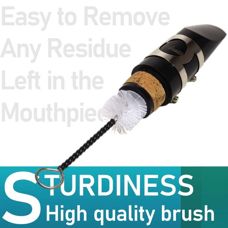 Libretto Clarinet All-Inclusive Care Kit: Mouthpiece Brush + Dust Brush + Microfiber Cleaning Cloth + Thumb Rest + Premium Cork Grease, Microfiber Pad Dryers x 3, Time to Clean Your Clarinet! - Image 5
