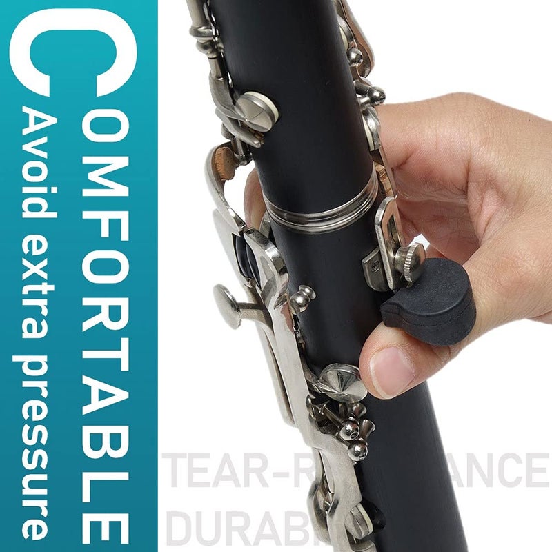 Libretto Clarinet All-Inclusive Care Kit: Mouthpiece Brush + Dust Brush + Microfiber Cleaning Cloth + Thumb Rest + Premium Cork Grease, Microfiber Pad Dryers x 3, Time to Clean Your Clarinet! - Image 4