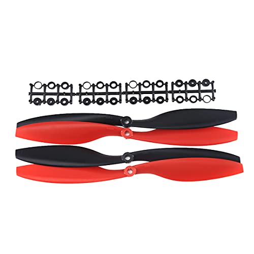 SoloGood 1045 (10x4.5) Propellers. 16 Pieces(8CW, 8CCW) Red & Black 10 inch FPV Props for F450 F550 S550 S500 FPV Quadcopter Multirotor - Image 3