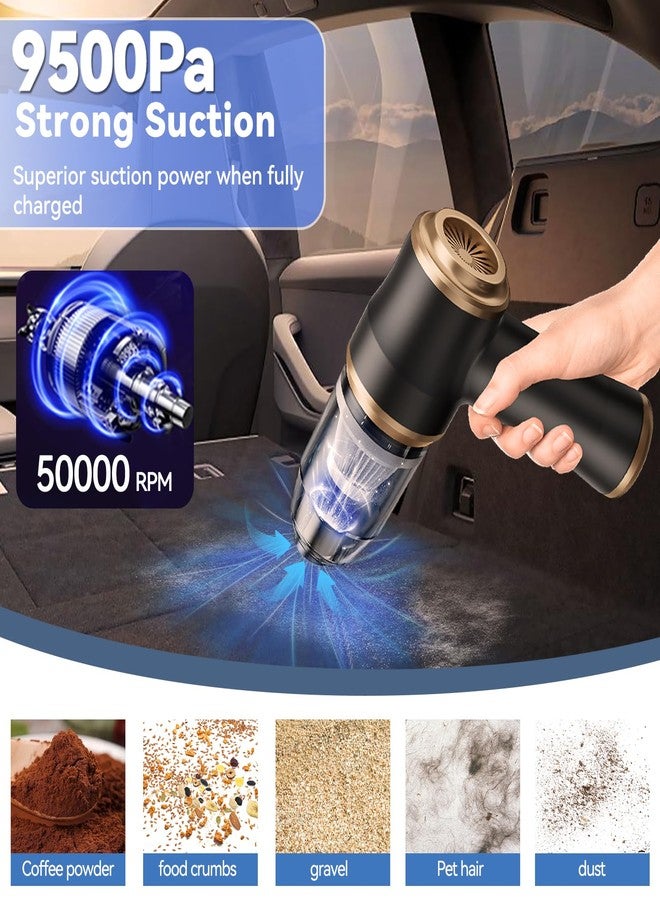 BELIBUY Mini Car Vacuum Portable Cordless Handheld Vacuum Cleaner and Air Duster 2 in 1 with Multi-Nozzles for Car, Computer, Sofa, Office, Pet, Home - Image 2
