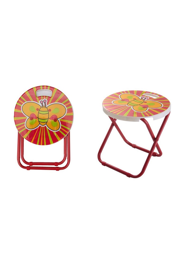 HOMIES INTERNATIONAL HOMIES INTERNATIONAL, Foldable Kids Chair Stool for Home and Outdoors, Multiple Cartoon Characters Printed, Dimension: 36 X 26 X 48 cms  - Image 4