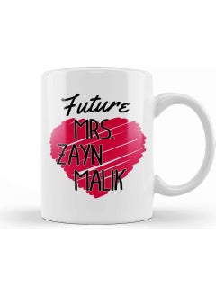 Baskı Dükkanı Print Shop One Direction Future Mrs Zayn Malik Love Heart Mug Porcelain 