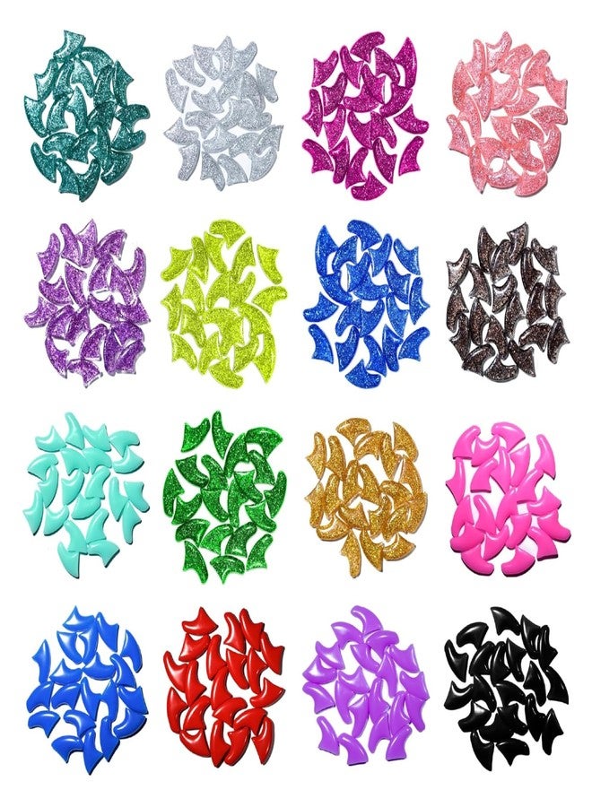 BohoBark Cat Nail Protector Colorful Covers | Pet Soft Safe & Anti Scratch Paw Claw Cap | 20 pcs Nail Care Cover for Cats and Dogs - (X-Small, Color May Vary) - Image 5