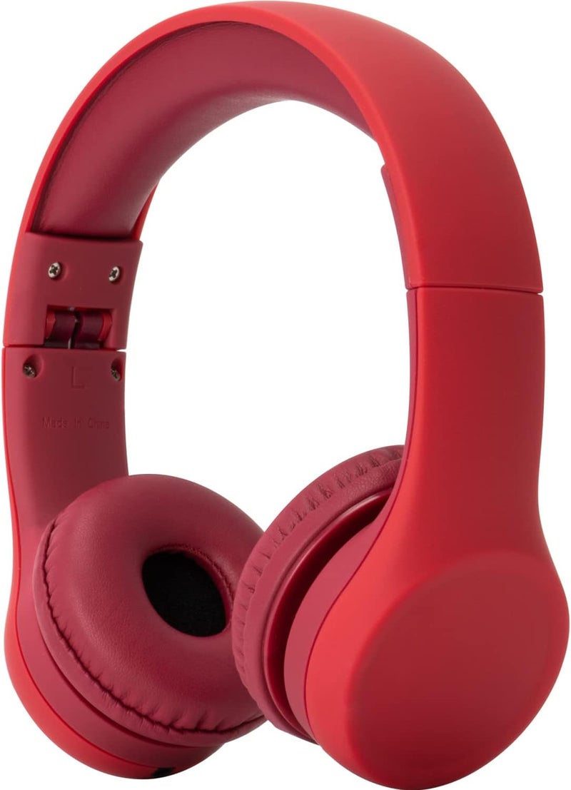 Snug Play+ Kids Headphones with Volume Limiting for Toddlers (Boys/Girls) - Red - Image 1