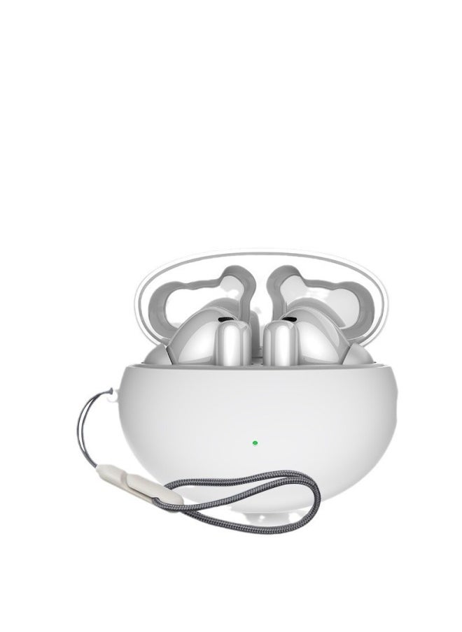 For Huawei Freebuds6i Headphone Case Protective Case Drop-resistant Freebuds 6i Transparent Soft Case Se2-Color:Transparent Protective Case (bare Shell + Hook)-Model:freebuds Se2