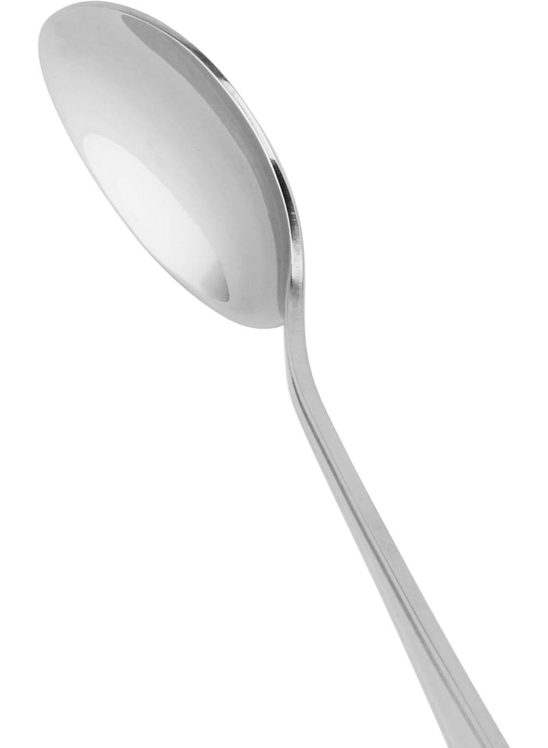 Berger Stainless Steel Dessert Spoon Set, Silver, 6 Pieces | Premium Mirror Finish Cutlery | Durable Spoons for Desserts, Tea & Daily Use - Image 3