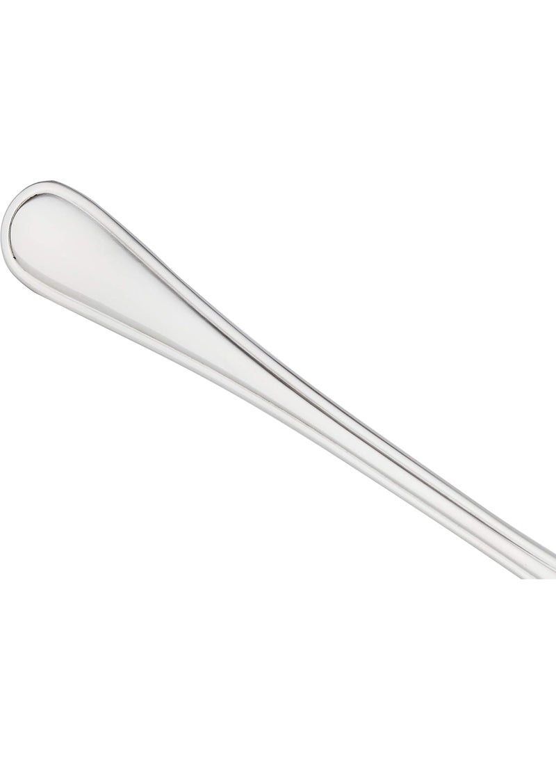 Berger Stainless Steel Dessert Spoon Set, Silver, 6 Pieces | Premium Mirror Finish Cutlery | Durable Spoons for Desserts, Tea & Daily Use - Image 2