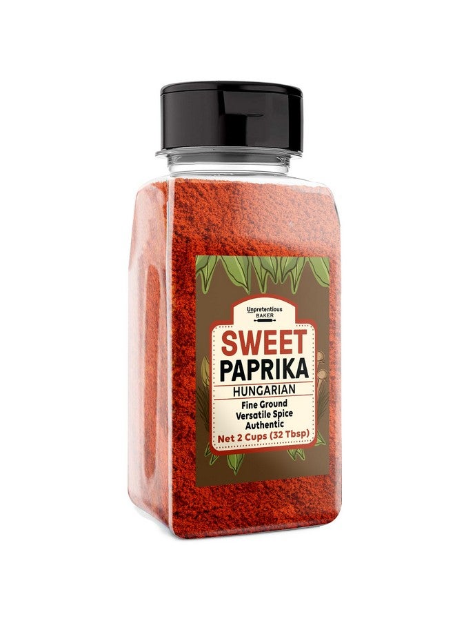 Unpretentious Sweet Hungarian Paprika, 2 Cups, Sweet & Savory, Fine Powder, Dry Rubs & Garnishes - Image 1