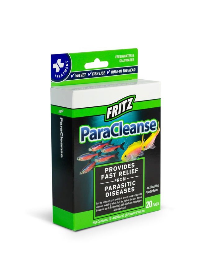 Fritz Aquatics ParaCleanse Provides Fast Relief from Parasitic Diseases (20-Count) - Image 1