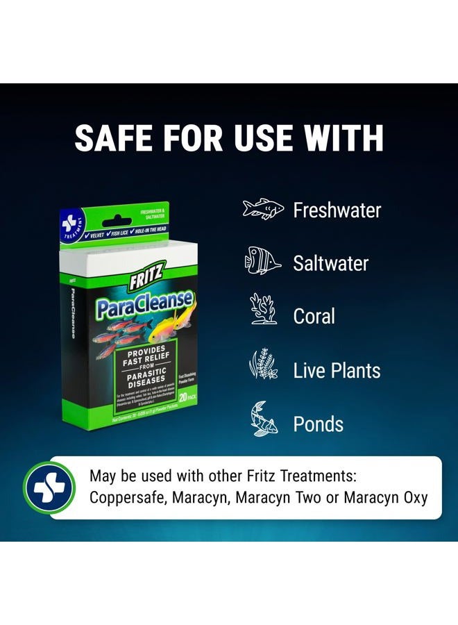 Fritz Aquatics ParaCleanse Provides Fast Relief from Parasitic Diseases (20-Count) - Image 5