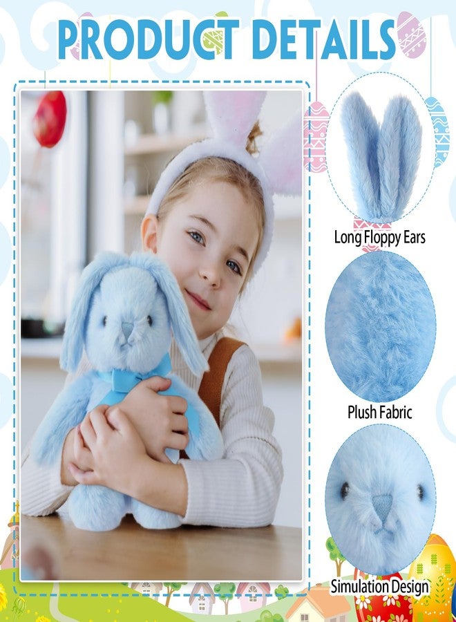 Arrowbash 12 Pcs 13.5 Inch Plush Easter Bunny Stuffed Animal Soft Stuffed Rabbit Plush Toy Kawaii Bunny Stuff for Easter Egg Filler Hunting Fluffy Hugging Sleeping Gifts (Adorable,12 Colors) - Image 3