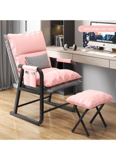 Generic Lazy Chair, Modern Large Accent Lounge Chair, Leisure Sofa Armchair with Ottoman, Reading Chair with Footrest for Bedroom, Living Room, Dorm Rooms, Garden and Courtyard.  - Image 1