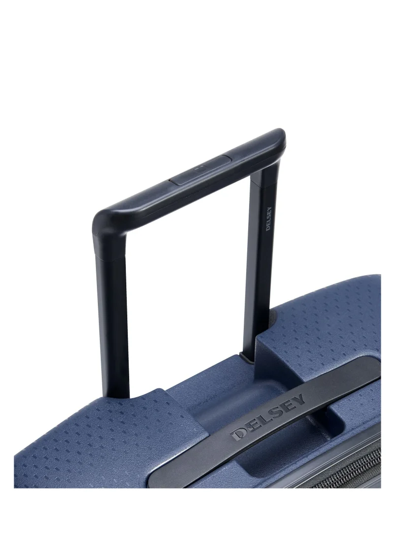 DELSEY Paris Belmont+ 71cm Hardcase 4 Double Wheel Non-Expandable Check In Luggage Trolley Blue