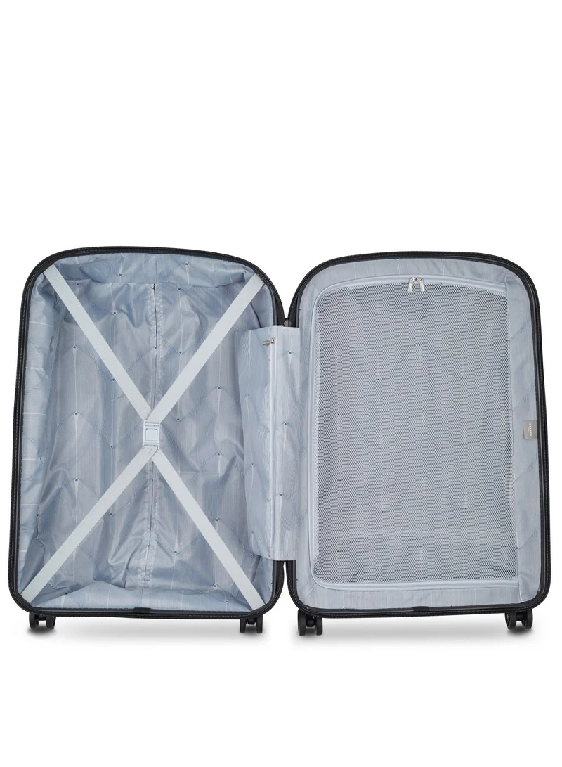 DELSEY Paris Belmont+ 71cm Hardcase 4 Double Wheel Non-Expandable Check In Luggage Trolley Blue