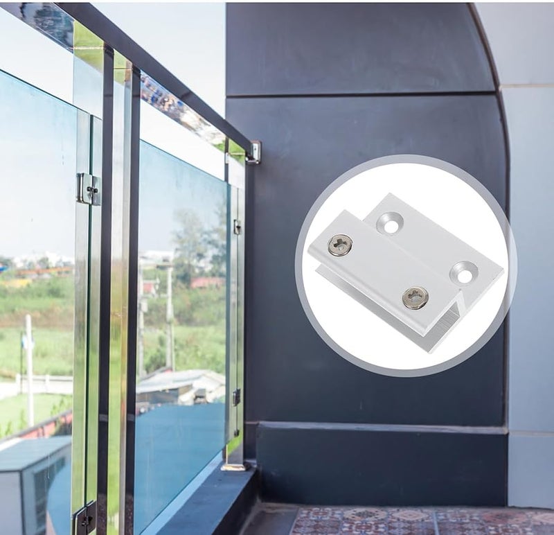 5Pcs Heavy Duty H Type Glass Shelf Brackets Aluminum Alloy For Floating Shelves Kitchen Bathroom - Image 4