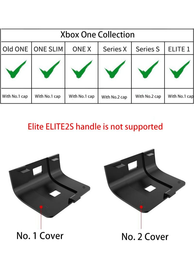 AOLION Battery Pack Compatible with Xbox One/Xbox One S/Xbox Elite/Xbox Series S/X Gamepads - Image 3