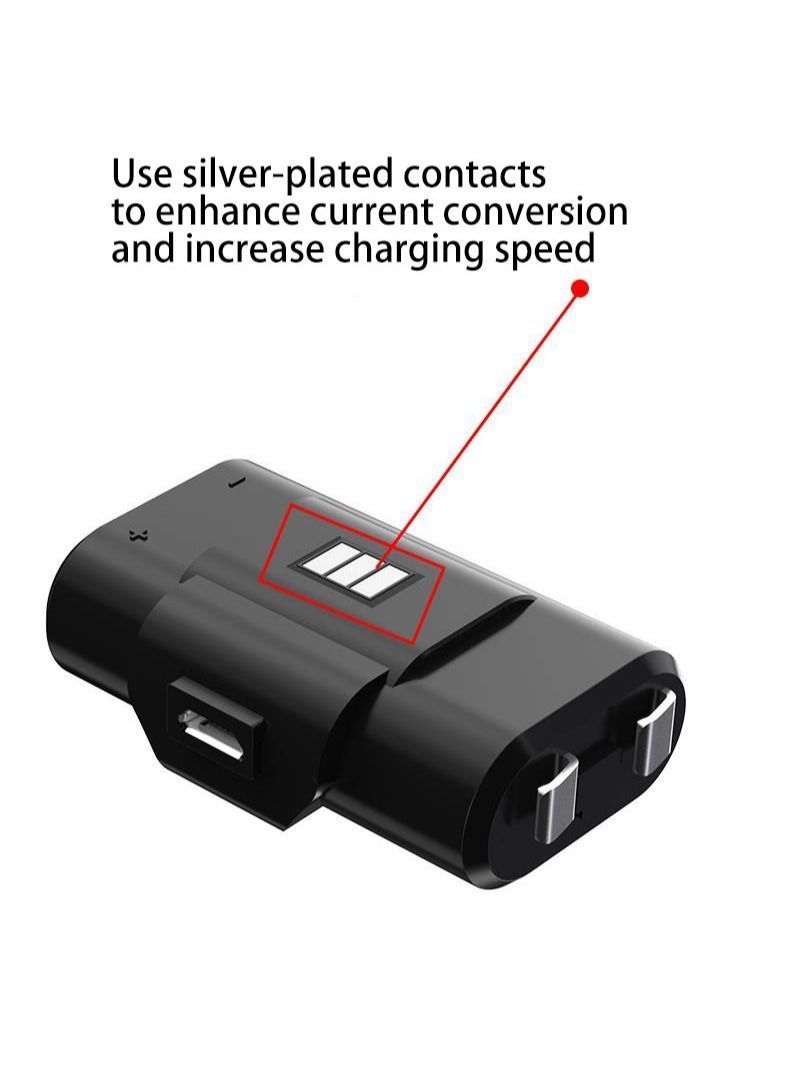 AOLION Battery Pack Compatible with Xbox One/Xbox One S/Xbox Elite/Xbox Series S/X Gamepads - Image 4