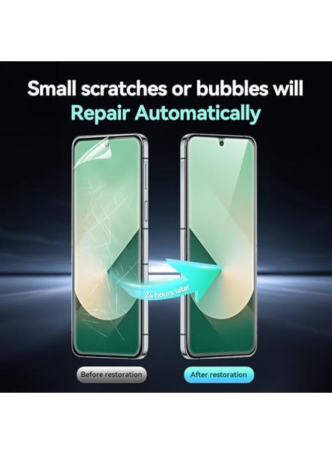 erorex - Pack Hydrogel Screen Protector For Samsung Galaxy Z Flip 6 5G Aqua Flex Extremely Easy To Install No Bubble Anti Shock Soft Protective Tpu Film Support Fingerprint Unlock - Image 1