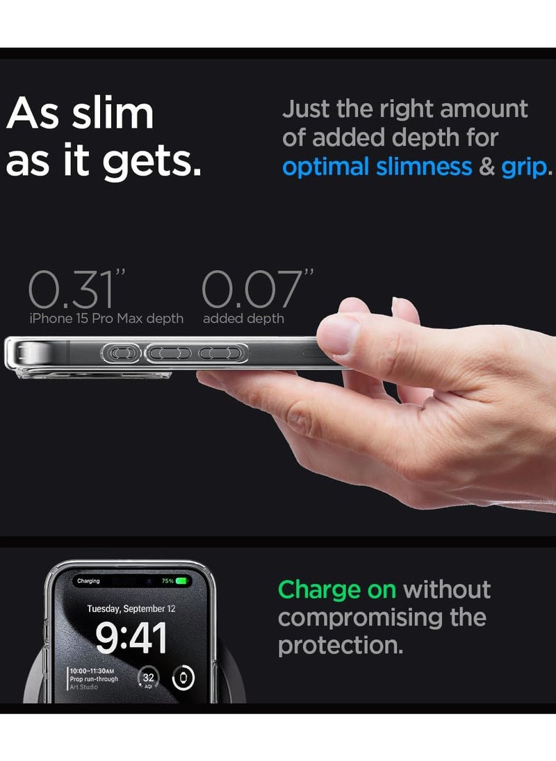 Ultra Hybrid MagFit for iPhone 15 Pro Max Case Cover with MagSafe - Carbon Fiber