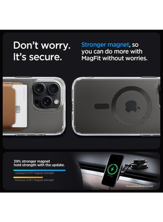 Ultra Hybrid MagFit for iPhone 15 Pro Max Case Cover with MagSafe - Carbon Fiber - view 5