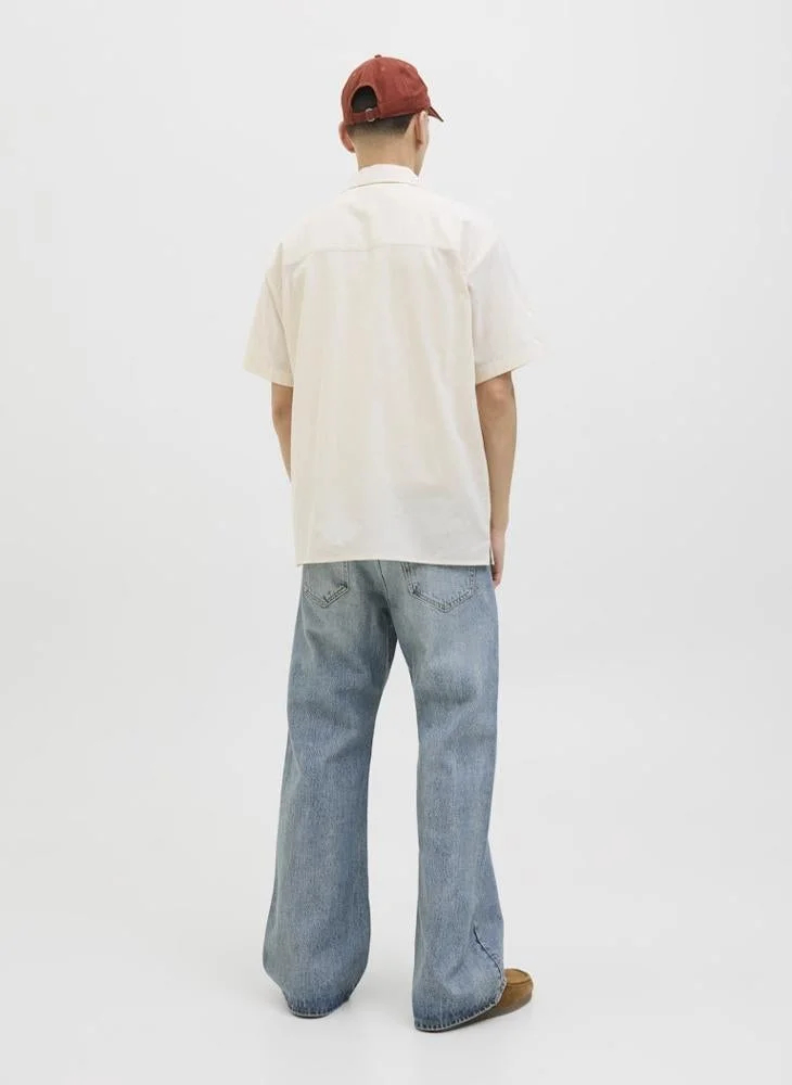 JACK & JONES Stripe Relaxed Fit Shirt