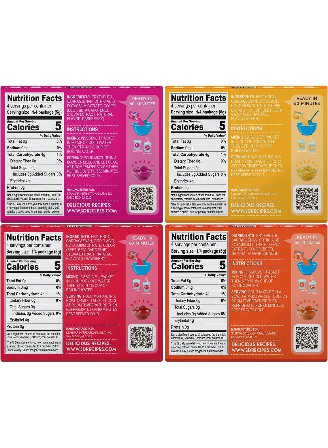 Simply Delish Sugar Free Jel Dessert Variety Pack - Image 2