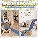 Quini 15 Ft Flexible Race Track for Kids Hot Wheels Matchbox Car TrackCar Launcher Rolls Up Portable Race Track Suction Cups Compatible Diecast 150th Toy Cars Cobalt Blue - Image 4
