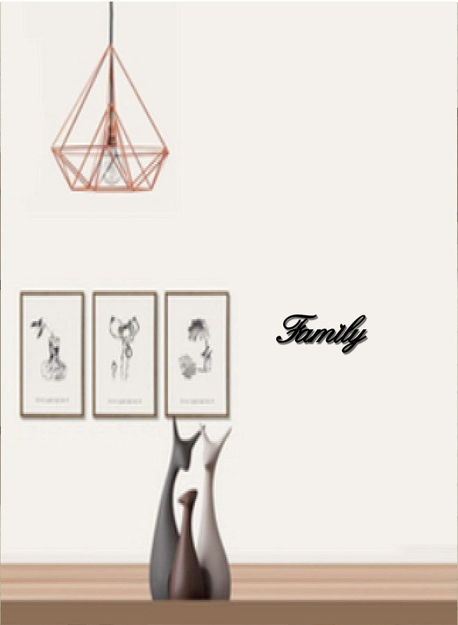 لوحة خشبية جدارية تحمل اسم عائلة CREATCABIN، حروف مقطوعة بالليزر، غير مطلية، إكسسوارات ديكور عصرية لغرفة المعيشة، باب المنزل، شرفة المنزل الريفي، غرفة النوم، مقاس 11.8 × 4.7 بوصة، لون أسود - Image 5