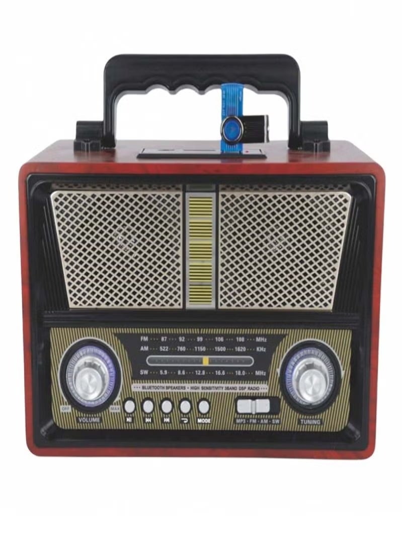 LC Classic Portable Multi-Band Radio with Bluetooth and USB – 30 x 15 x 20 cm