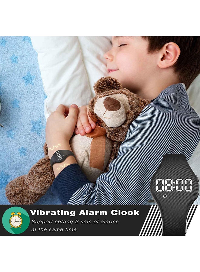 LED Children Digital Pedometer Watch, Waterproof Sport Wristwatch, with Step Counter, Calories, Calendar for Kids Boys Girls - Image 4