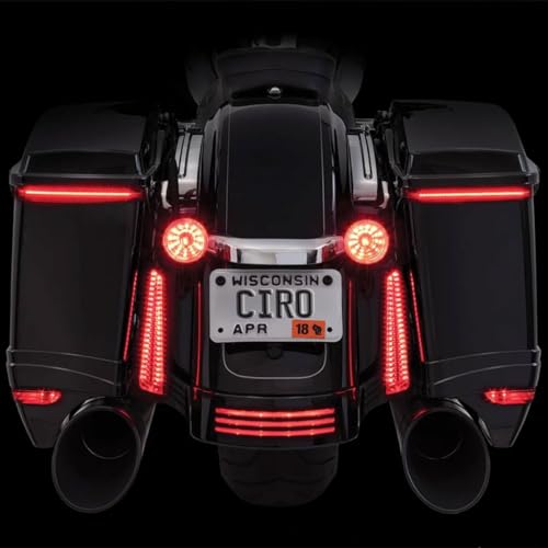 Ciro أضواء LED منخفضة الملف الشخصي CIRO Bag Blades '14-فما فوق إشارة انعطاف برتقالية مع عدسة دخانية خفيفة - Image 4