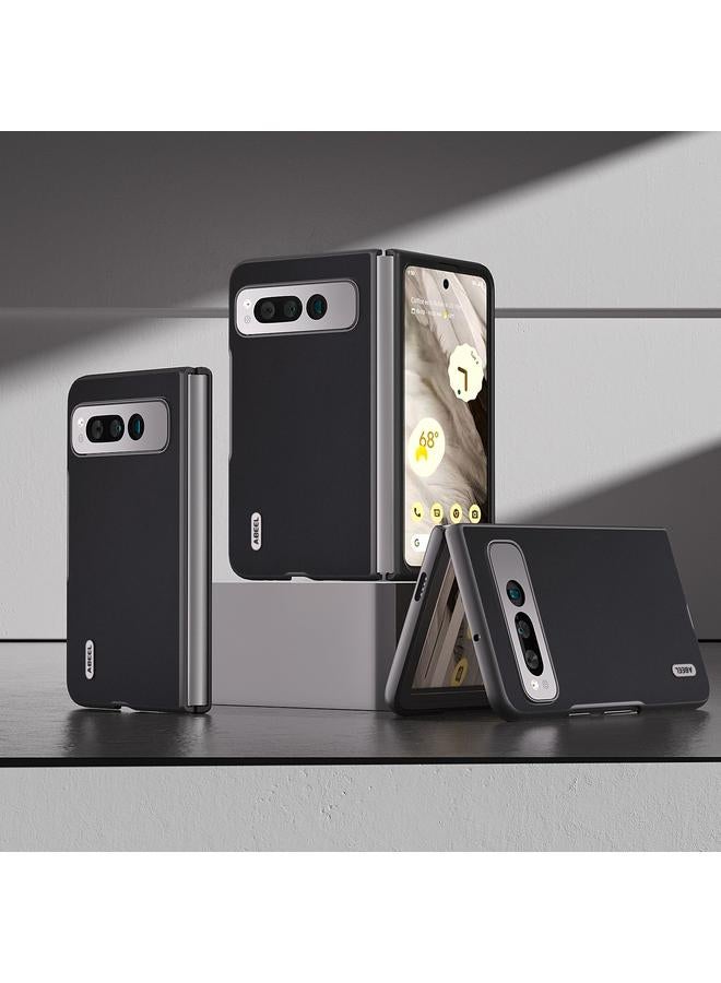 Zaboon Case For Google Pixel Fold ABEEL Genuine Silky Soft Black Edge Phone Case - Image 1